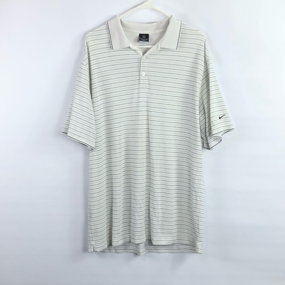 Nike golf dri-fit polo striped men’s Xlarge